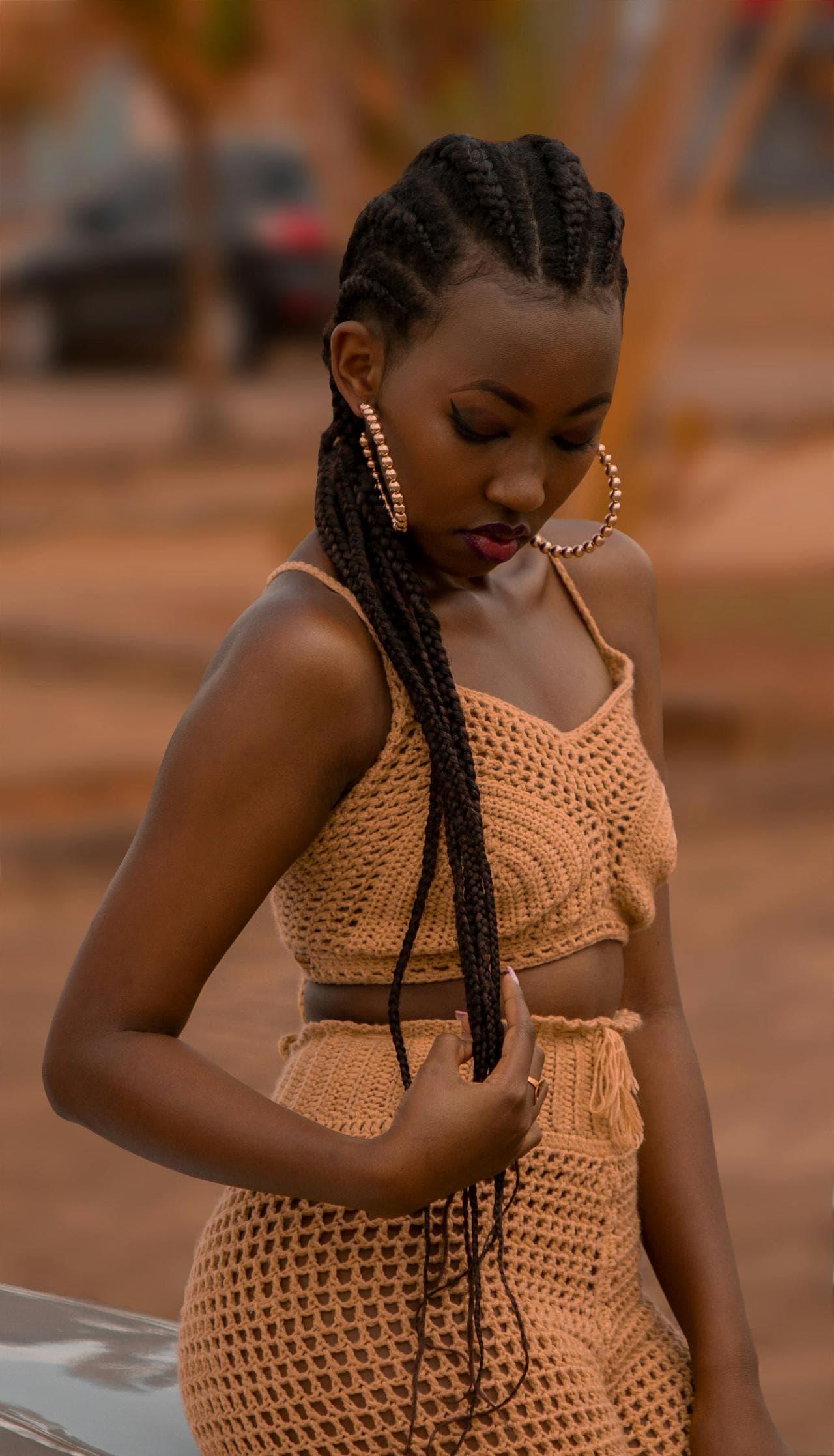Hand-crocheted dress from Decency's Crochet Design